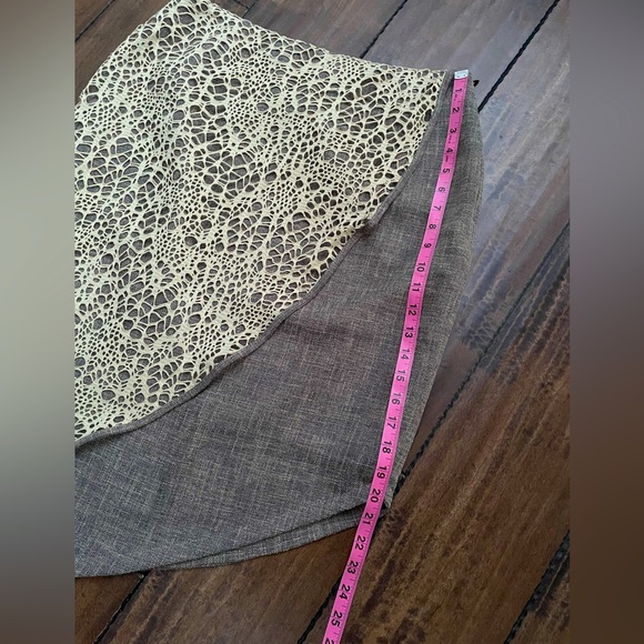 Selma Bos Asymmetrical Lace Overlay Skirt (Vintage) - Picture 5 of 9